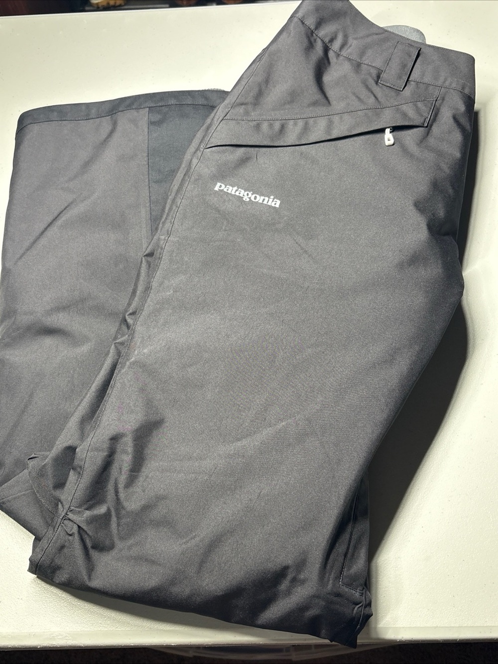 Patagonia Snowbelle Snow Ski Pants Womens Medium L Black H2No Insulated RECCO